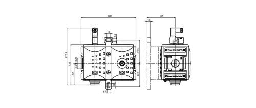 K2SA-434 - 24 AC. Elektromos vezérlésű lágyfeltöltő egység - 10 bar (FS-4)