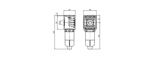KAFI-014. Aktívszén-szűrő egység - 12 bar (FS-0)