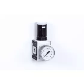   KRBE-114/8 G. Nyomásszabályzó egység, átmenő tápcsatornával - 8 bar + Manométer (FS-1)
