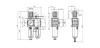 KS2U-114/8 G AM. Automata levegő-előkészítő egység - 8 bar - 5 mikron + Manométer (FS-1)