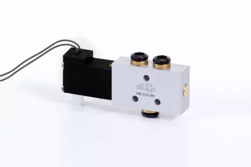 MD 510 461 - 24 DC L. 5/2-es elektromos vezérlésű szelep, monostabil - pif 6mm