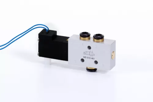 MD 510 461 - 6 DC L. 5/2-es elektromos vezérlésű szelep, monostabil - pif 6mm