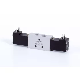   MD 532 401 - 24 DC. 5/3-as elektromos vezérlésű szelep, középállásban leszellőztetett - G1/8"