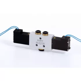   MD 532 461 - 12 DC L. 5/3-as elektromos vezérlésű szelep, középállásban leszellőztetett - pif 6mm
