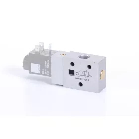   MEH 311 701 G. 3/2-es elektromos vezérlésű, külső segédlevegős működtetésű szelep, monostabil - alaphelyzetben zárt - G1/4" - G-széria