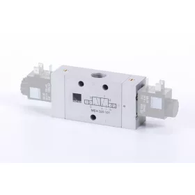   MEH 320 101. 3/2-es elektromos vezérlésű, külső segédlevegős működtetésű szelep, bistabil - G3/8"