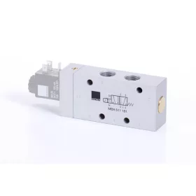   MEH 511 101. 5/2-es elektromos vezérlésű, külső segédlevegős működtetésű szelep, monostabil - G3/8"