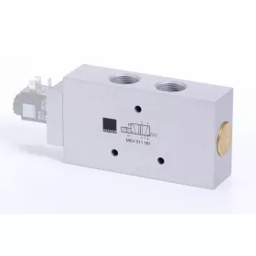   MEH 511 181. 5/2-es elektromos vezérlésű, külső segédlevegős működtetésű szelep, monostabil - G3/4"