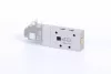 MEH 511 501 G. 5/2-es elektromos vezérlésű, külső segédlevegős működtetésű szelep, monostabil - G1/8" - G-széria