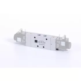   MEH 520 501 G. 5/2-es elektromos vezérlésű - G-széria - külső segédlevegős működtetésű szelep - bistabil - G1/8"