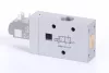 MEOH 311 121. 3/2-es elektromos vezérlésű, külső segédlevegős működtetésű szelep, monostabil - alaphelyzetben nyitott - G1/2"