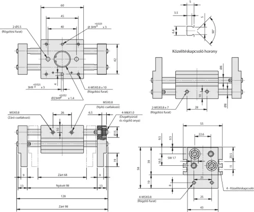 MF-AP-02-16. Pneumatikus megfogó