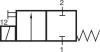 MH 211 305 - 230 AC. 2/2-es elektromos, direkt vezérlésű szelep - alaphelyzetben zárt - G1/8"