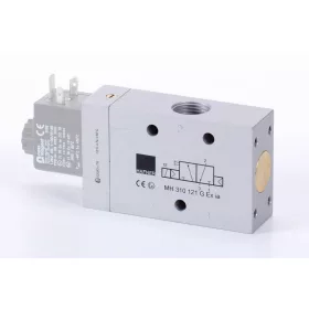   MH 310 121 G EX IA. 3/2-es elektromos vezérlésű szelep, G-széria, monostabil - alaphelyzetben zárt - G1/2" - ATEX