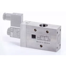   MH 310 121 VES EX EC. 3/2-es elektromos vezérlésű szelep, monostabil - alaphelyzetben zárt - G1/2" - INOX - ATEX