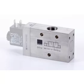   MH 310 121 VES EX IA. 3/2-es elektromos vezérlésű szelep, monostabil - alaphelyzetben zárt - G1/2" - INOX