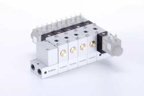 MH 310 501 G. 3/2-es elektromos vezérlésű szelep, G-széria, monostabil - alaphelyzetben zárt - G1/8"