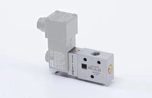 MH 310 701 VES EX DM. 3/2-es elektromos vezérlésű szelep, monostabil - alaphelyzetben zárt - G1/4" - INOX - ATEX