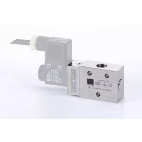   MH 310 701 VES EX M. 3/2-es elektromos vezérlésű szelep, monostabil - alaphelyzetben zárt - G1/4"- INOX, ATEX