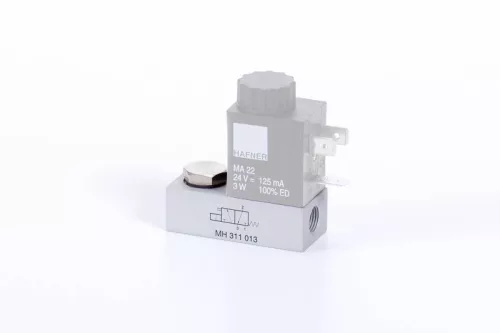 MH 311 013 TT. 3/2-es elektromos, direkt vezérlésű szelep - alaphelyzetben zárt - G1/8" - hidegálló