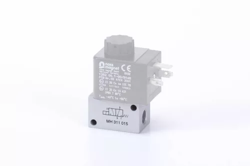 MH 311 015 TT EX IA. 3/2-es elektromos, direkt vezérlésű szelep - alaphelyzetben zárt - G1/8" - hidegálló - ATEX
