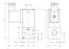 MH 311 309 - 24 AC. 3/2-es elektromos, direkt vezérlésű szelep - alaphelyzetben zárt - G1/4"