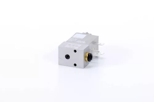 MH 314. 3/2-es elektromos, direkt vezérlésű alaplapos szelep - alaphelyzetben zárt - pif 4mm
