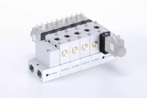 MH 320 701 G. 3/2-es elektromos vezérlésű szelep, G-széria, bistabil - G1/4"