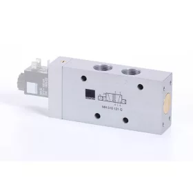   MH 510 121 G. 5/2-es elektromos vezérlésű szelep, G-széria, monostabil - G1/2"