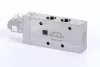 MH 510 121 VES. 5/2-es elektromos vezérlésű szelep, monostabil - G1/2" - INOX