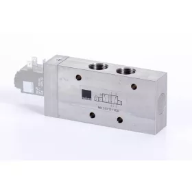   MH 510 121 VES. 5/2-es elektromos vezérlésű szelep, monostabil - G1/2" - INOX