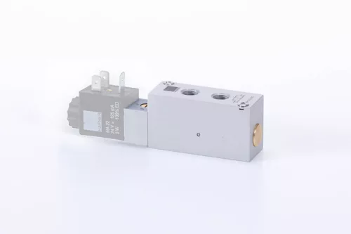MH 510 503 ALU. 5/2-es elektromos vezérlésű alaplapos szelep, monostabil - G1/8"