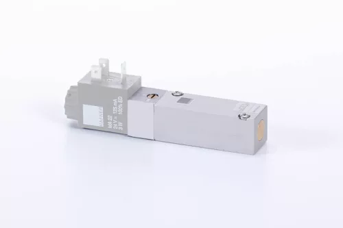 MH 510 504 ALU. 5/2-es elektromos vezérlésű alaplapos szelep, monostabil - DN5