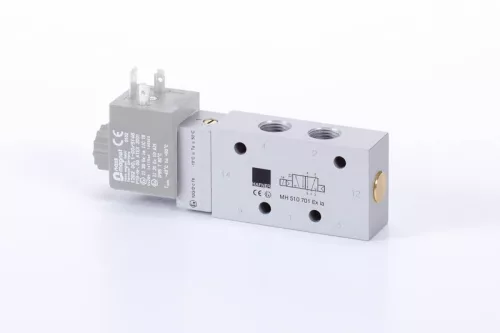 MH 510 701 G EX IA. 5/2-es elektromos vezérlésű szelep, monostabil - G1/4" - ATEX