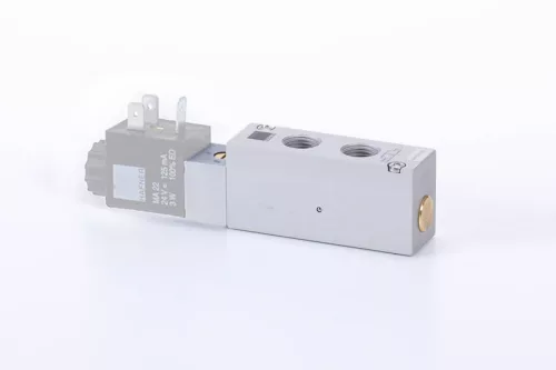 MH 510 703 ALU. 5/2-es elektromos vezérlésű alaplapos szelep, monostabil - G1/4"