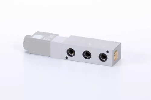 MH 510 703 ALU. 5/2-es elektromos vezérlésű alaplapos szelep, monostabil - G1/4"