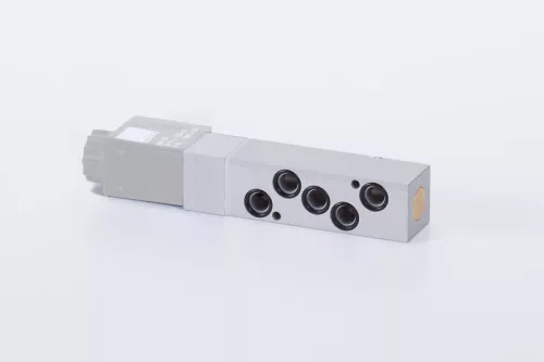MH 510 704 ALU. 5/2-es elektromos vezérlésű alaplapos szelep, monostabil - DN7