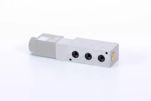 MH 511 503 ALU. 5/2-es elektromos vezérlésű alaplapos szelep, monostabil - G1/8"