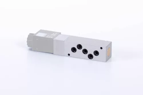 MH 511 504 ALU. 5/2-es elektromos vezérlésű alaplapos szelep, monostabil - DN5