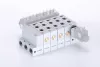 MH 511 703 ALU. 5/2-es elektromos vezérlésű alaplapos szelep, monostabil - G1/4"