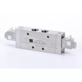   MH 520 121 VES. 5/2-es elektromos vezérlésű szelep, bistabil - G1/2" - INOX