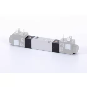   MH 520 304 ALU. 5/2-es elektromos vezérlésű alaplapos szelep, bistabil - DN3