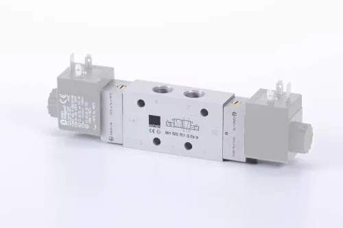 MH 520 701 G EX IA. 5/2-es elektromos vezérlésű szelep - G-széria - bistabil - G1/4" - ATEX