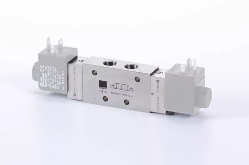 MH 520 701 VES EX IA. 5/2-es elektromos vezérlésű szelep, bistabil - G1/4" - INOX, ATEX