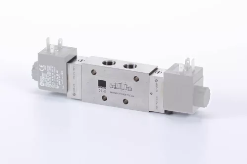 MH 520 701 VES TT EX IA. 5/2-es elektromos vezérlésű szelep, bistabil - G1/4" - INOX - ATEX