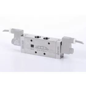   MH 531 121 VES EX M. 5/3-as elektromos vezérlésű szelep, középállásban zárt - G1/2" - INOX, ATEX