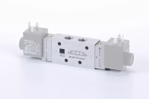 MH 531 701 G EX IA. 5/3-as elektromos vezérlésű szelep, G-széria, középállásban zárt - G1/4" - ATEX