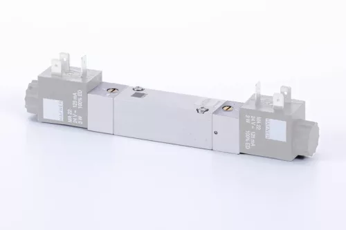 MH 532 504 ALU. 5/3-as elektromos vezérlésű alaplapos szelep, középállásban leszellőztetett - DN5