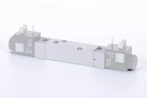 MH 532 704 ALU. 5/3-as elektromos vezérlésű alaplapos szelep, középállásban leszellőztetett - DN7