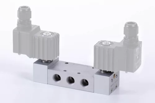 MH 533 101 EX E MB. 5/3-as elektromos vezérlésű szelep, középállásban nyitott - G3/8" - ATEX